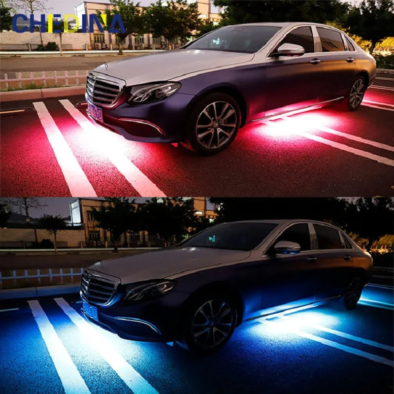 FSTUNING RGB LED Strip LED Under Car Glow Underbody System Neon Light 
Brand Name: FSTUNING Item Type: Pathway Lighting Lumens: Other Interface Type: Voltage: 12V Model Name: LED Decorative underbody Lamps Wattage: 15W Item Weight: 0.1Auto Lights Solutions Auto Lights Solutions Car Glow Underbody System Neon Light Phone App Control 60 90cm Car Waterproof Auto Car Styling