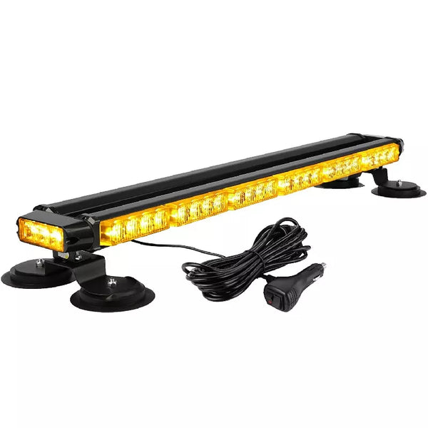 29.5'' LED Strobe Light Bar Traffic Signal Emergency Warning Flashing Light Amber Car Roof Top Strobe Lights Police Flash Lamp